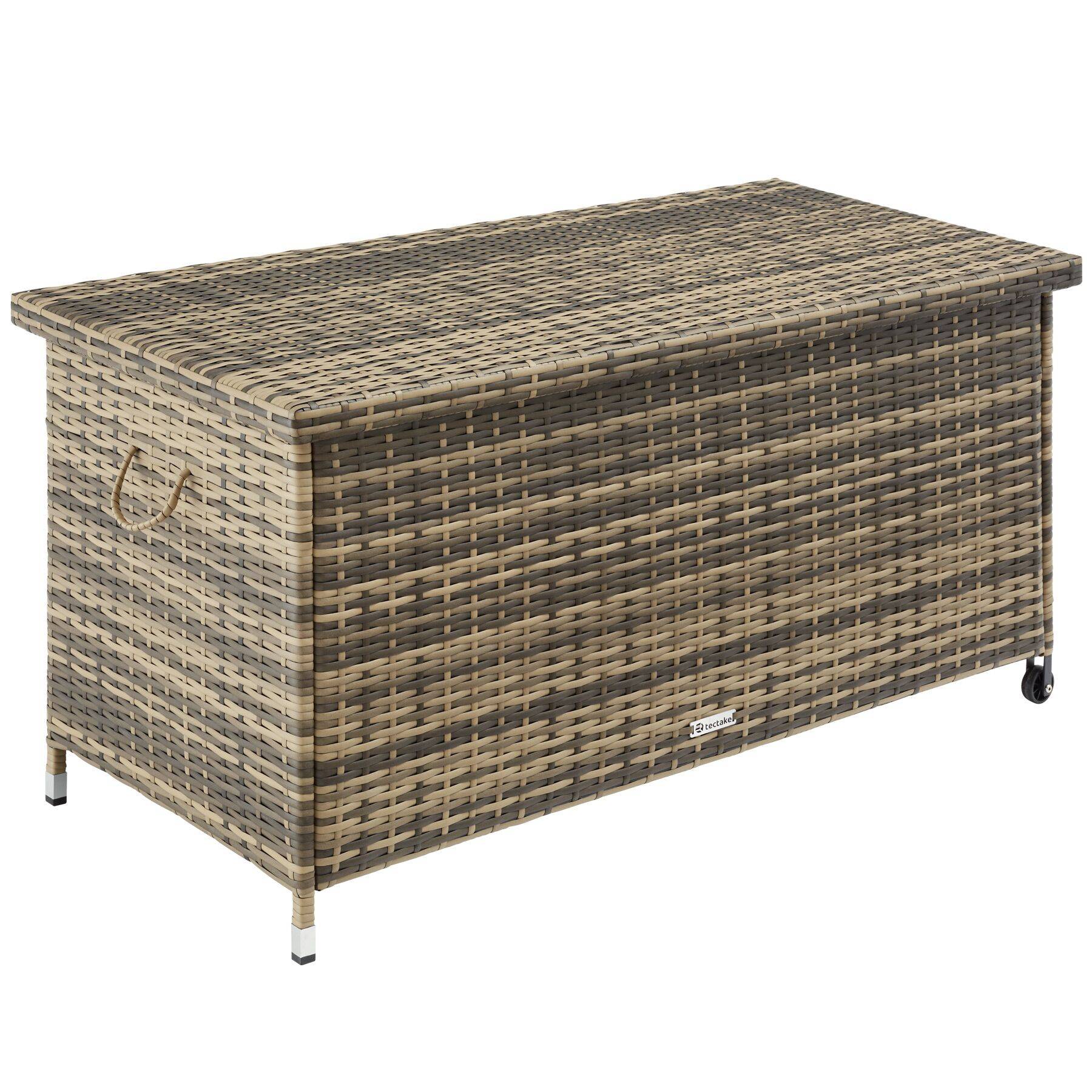 Wicker opbergbox Kiruna met kunststof gaas, 120x55x61,5cm, 270l