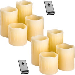 2 sets 4 led kaarsen met afstandsbediening