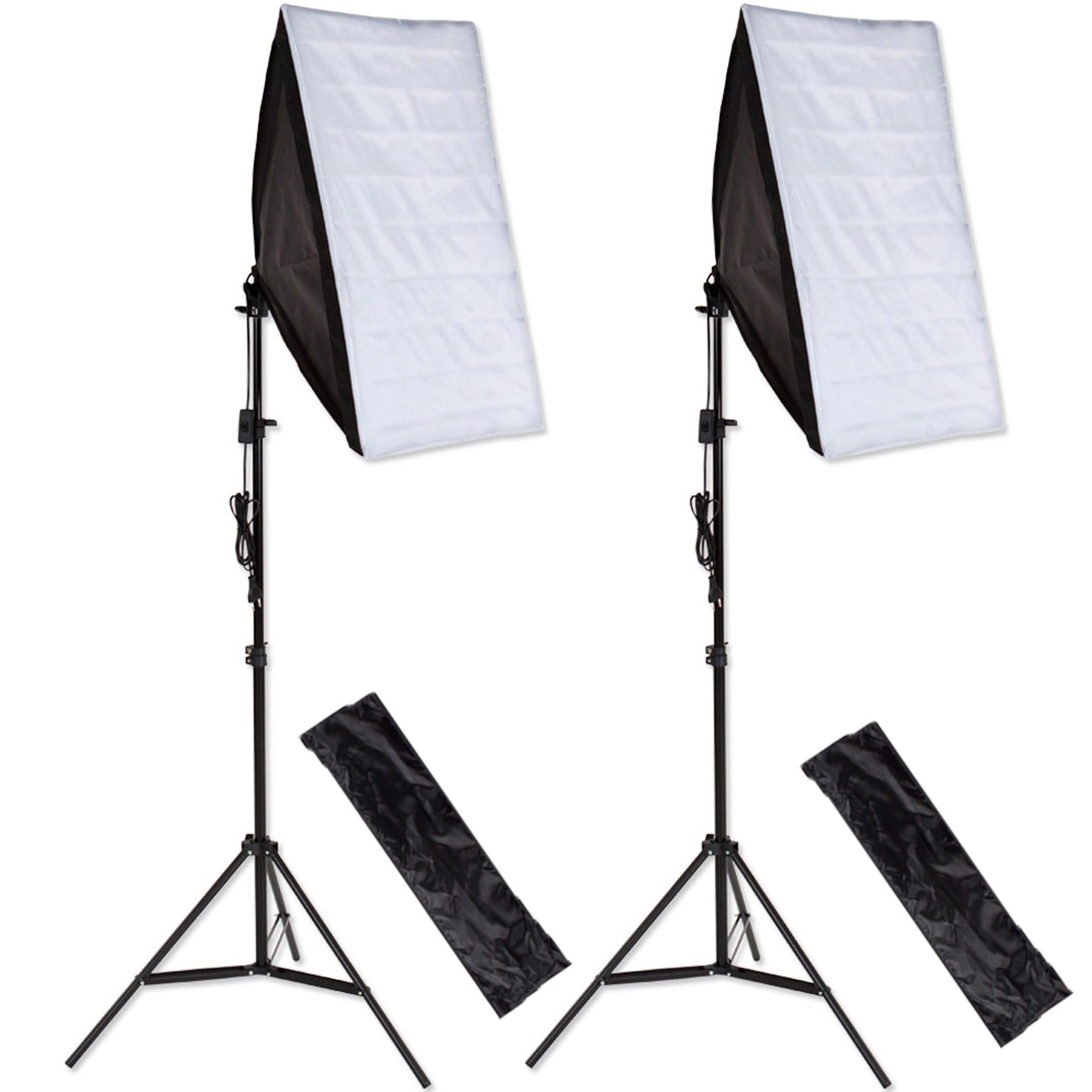 bijgeloof censuur Parameters Set van 2 studiolampen set met softbox, statief en tas online goedkoop  kopen | tectake