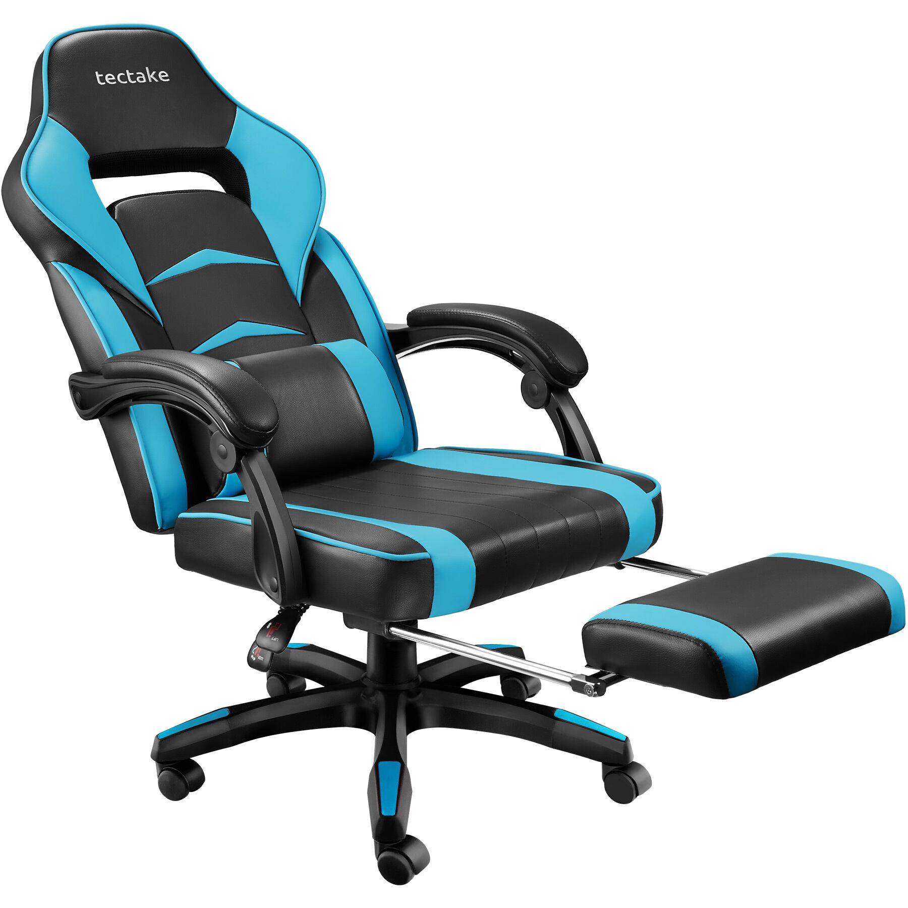 Racing bureaustoel Comodo met voetsteun 