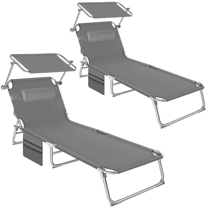 Set van 2 ligbedden Chloé