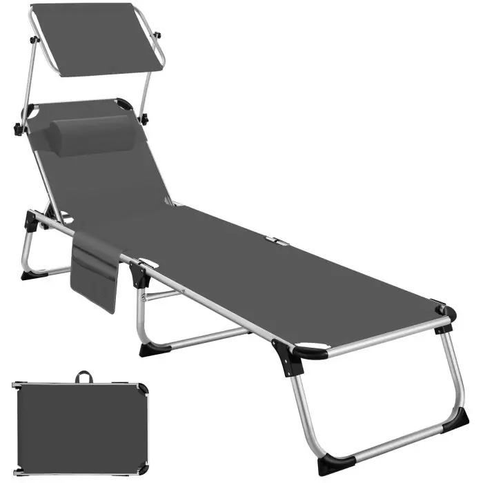 Aluminium ligstoel Aurelie online shoppen | tectake