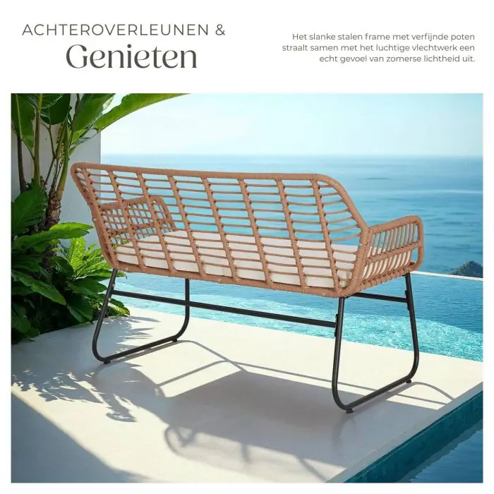 Wicker zitgroep Molfetta XL online shoppen | tectake