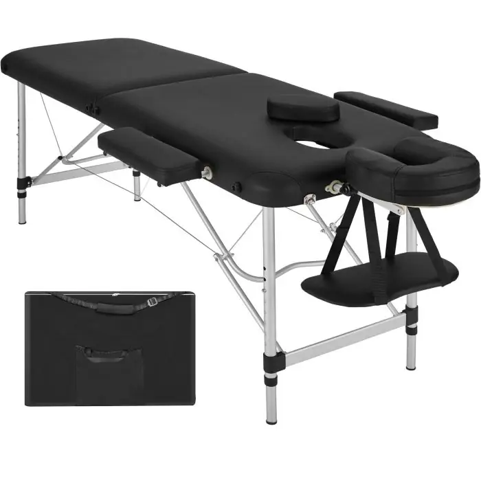 Massagetafel met 2 zones