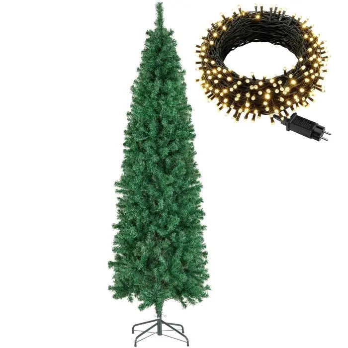 Set kerstboom met lichtsnoer