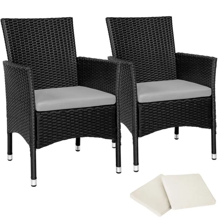 Set van 2 wicker stoelen Nantes
