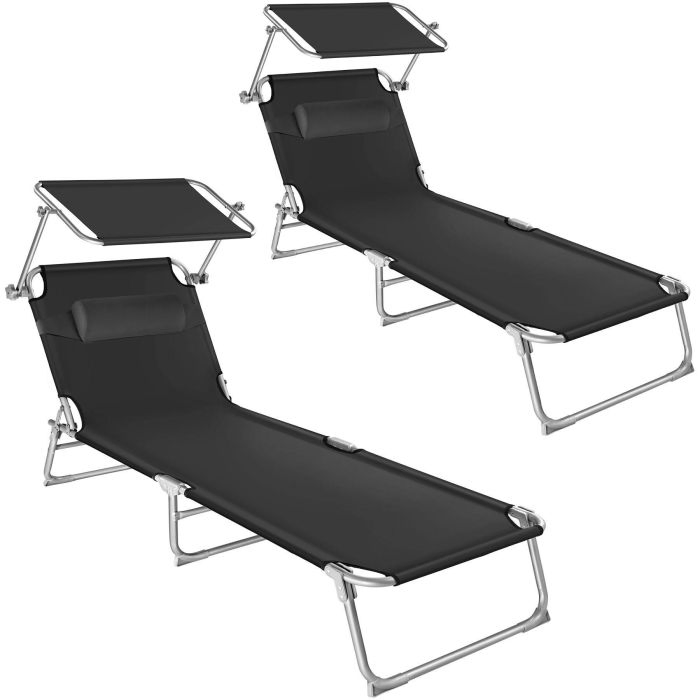 Set van 2 ligbedden Chloé