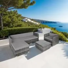 Wicker Lounge Milano online shoppen | tectake