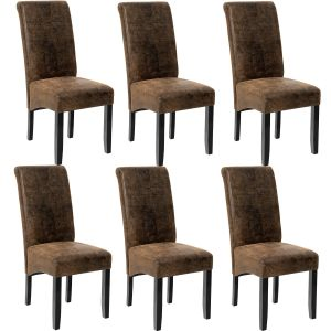 Eetkamerstoel, ergonomisch, massief hardhout