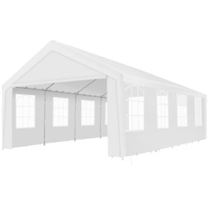 Partytent Mammut 8x4m met plug-in systeem, stevig en waterafstotend