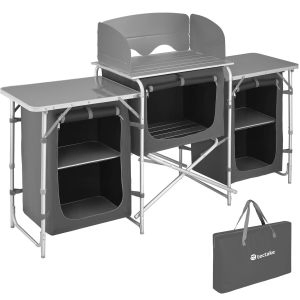 Campingkeuken met aluminium frame 172 x 52 x 104 cm